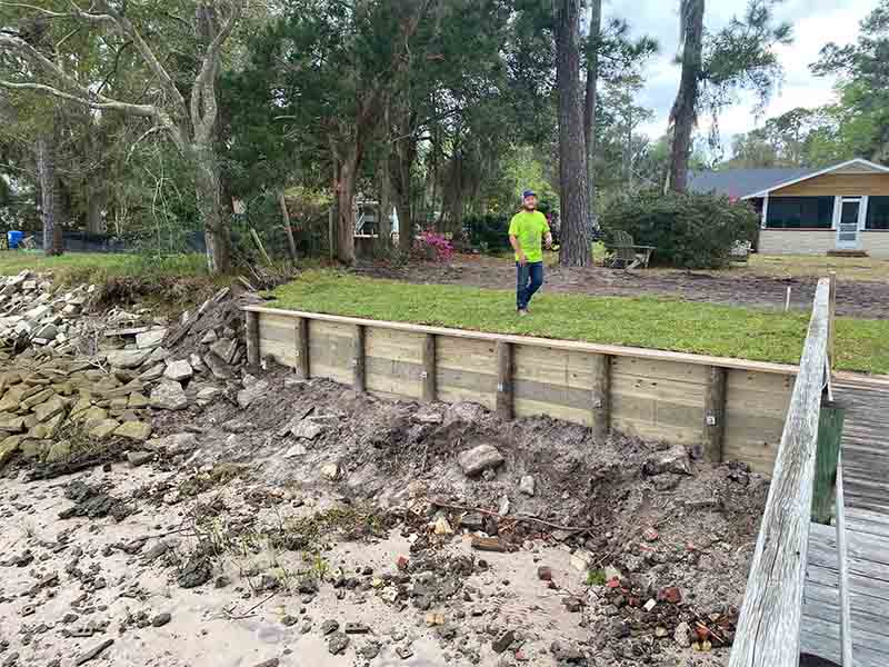 Seawall Repair in Lehigh Acres, FL